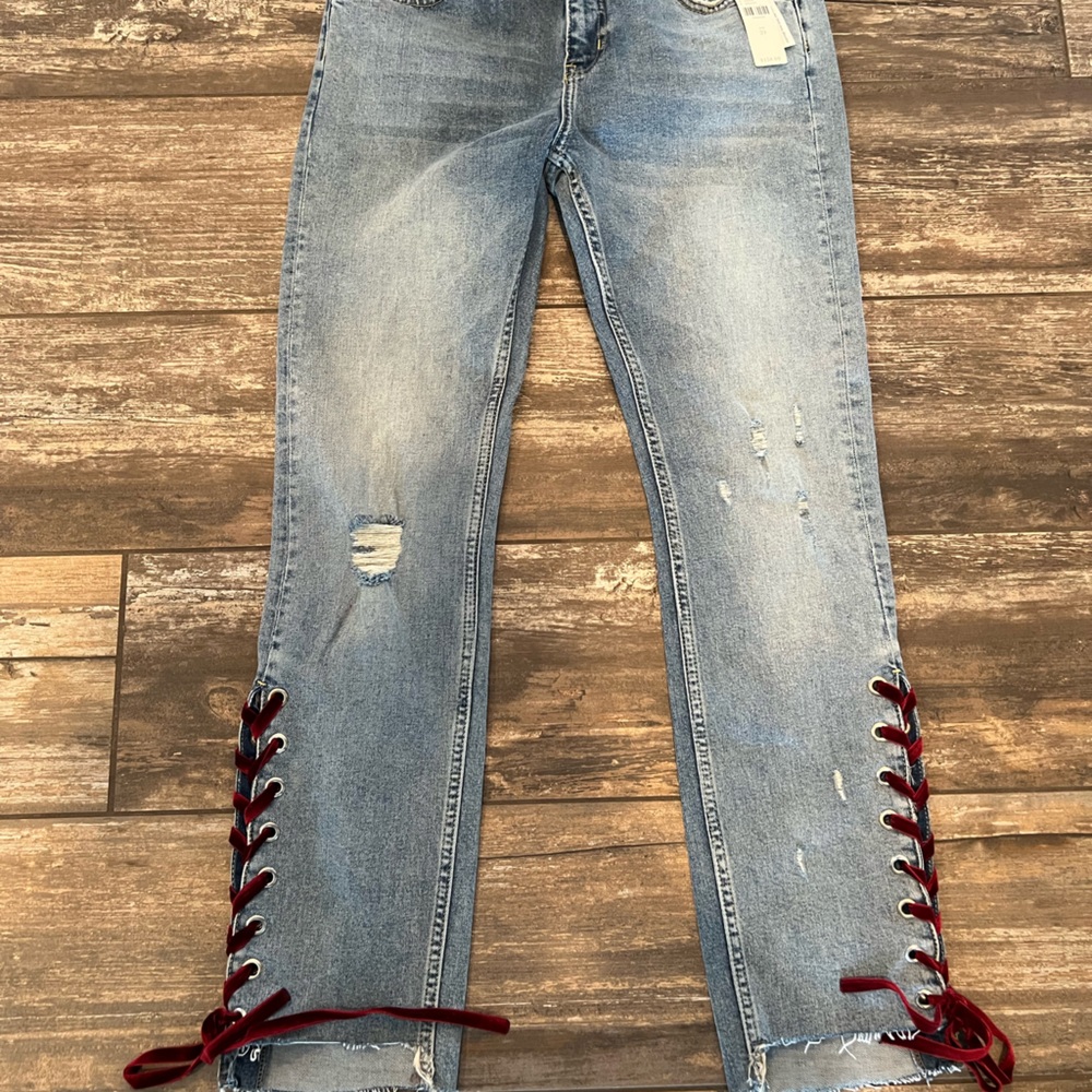 Pilcro  slim straight ankle jeans